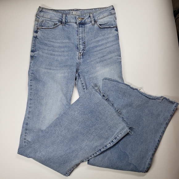 Rewash Denim - Rewash Womens High Rise Super Flare Jeans Size 29 Blue Wide Leg Denim